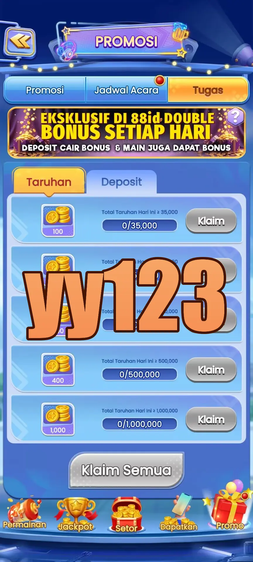 yy123 Tangkapan Layar - APK Resmi